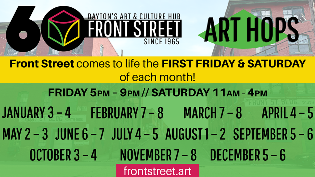 Front Street 2025 Art Hop Schedule