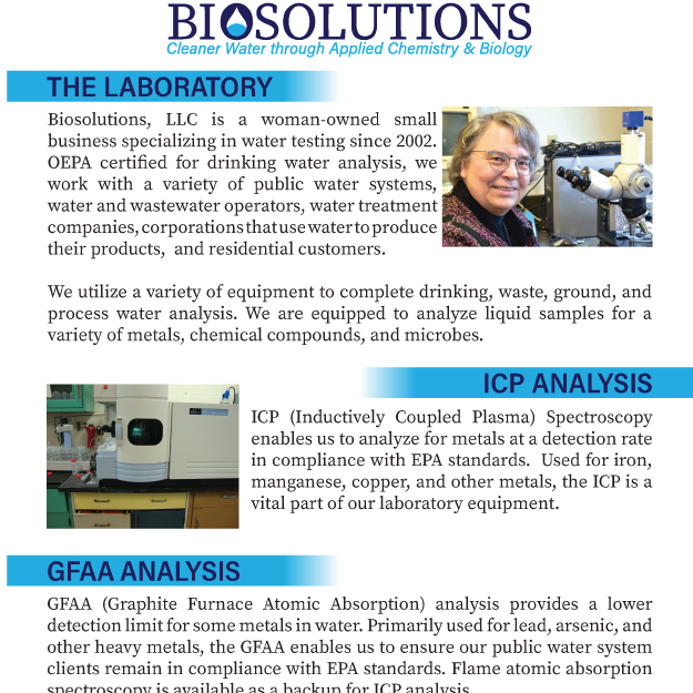 Biosolutions Introductory Brochure